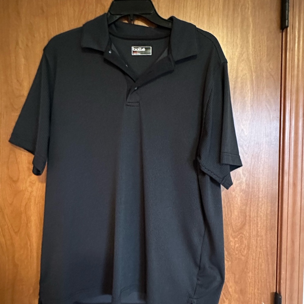 Bolle Classic Black Polo Shirt for Men